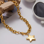 18K Gold-Plated Star Necklace