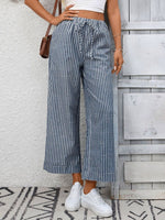 Striped Wide Leg Pants