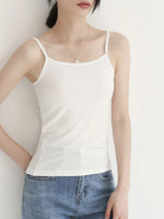 Solid Color Scoop Neck Cami