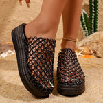 Round Toe Platform Sandals