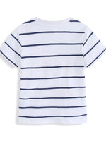 Children's Rainbow Graphic Striped T-Shirt