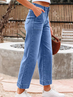 High-Waisted Wide Leg Flare Jeans