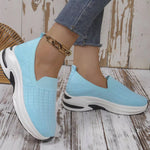 Round Toe Mesh Slip-Ons