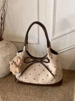 Polka Dot Bow Shoulder Bag
