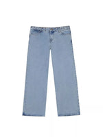 Leopard Star Patches Wide Leg Jeans
