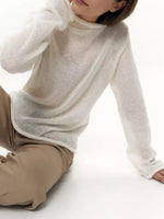 Mock Neck Long Sleeve Sweater