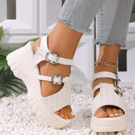 Open Toe Wedge Sandals