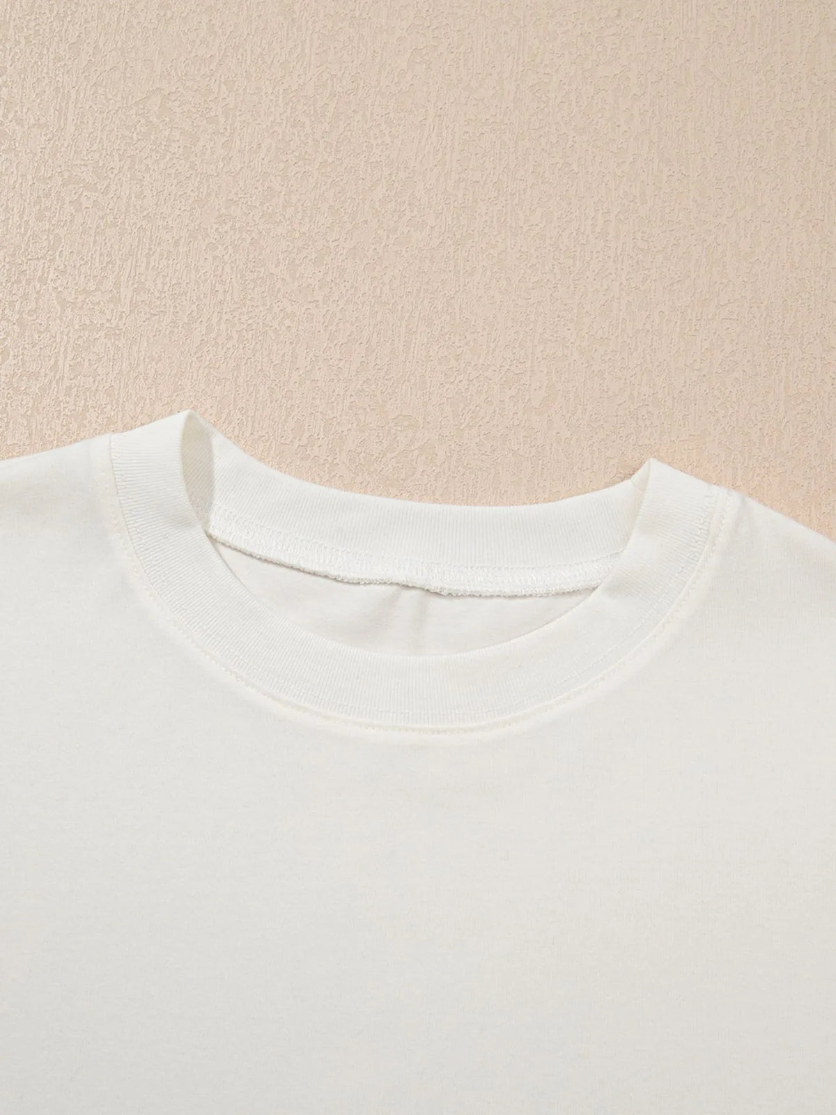 Floral Puff Sleeve Round Neck T-Shirt