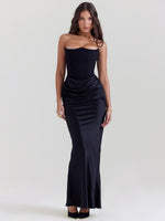 Isaiah Slim Tube Top Long Dress