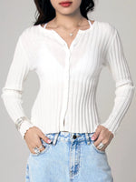 Kalani Slim Thin Sweater Lightweight Stylish