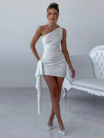 Naomi One Shoulder Sleeveless Dress