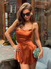 Sadao Lace Up A-Line Short Dress for Effortless Style