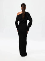 Stella Knitted Evening Dress: Knitted Elegance