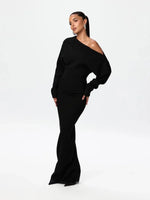Stella Knitted Evening Dress: Knitted Elegance