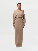 Stella Knitted Evening Dress: Knitted Elegance