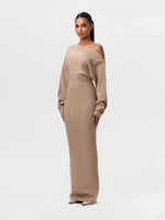 Stella Knitted Evening Dress: Knitted Elegance