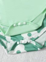 Children's Long Sleeve Bodysuit and Pants 4 Piece Set
