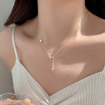 925 Sterling Silver Star Moon Necklace