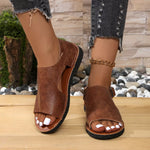 Open Toe Buckle Sandals