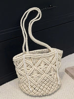 Crochet Bucket Shoulder Bag