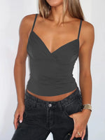 V-Neck Cami Top - Ladyez