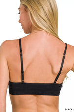 Zenana Seamless Classic Bra with Removable Bra Pads