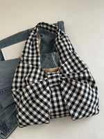 Ruched Bow Shoulder Bag