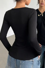 Slim Fit Long Sleeve Top