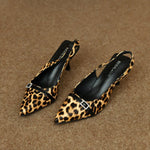 Pointed Toe Slingback Pumps