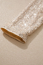 Sparkling Sequin Long Sleeve Bodysuit