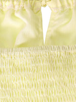 Smocked Tie Front Cami and Skirt Set