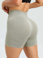 High Waist Active Shorts - Ladyez