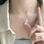 Feather Pendant Necklace