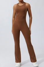 Crisscross Wide Strap Sleeveless Jumpsuit - Ladyez
