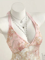 Sequin Halter Neck Cami