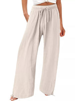 Full Size Wide Leg Pants with Drawstring Waist Plus Size