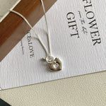 925 Sterling Silver Heart Necklace
