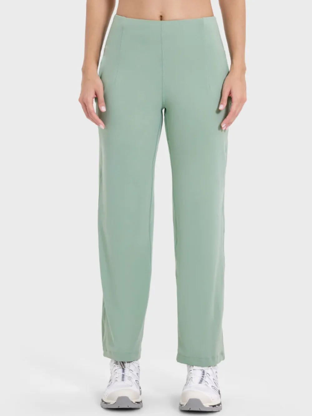 Millennia Pocketed High Waist Active Pants - Ladyez