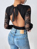 Lace Long Sleeve Bodysuit