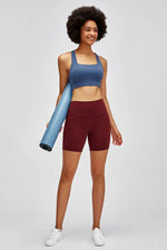 Millennia High Waist Training Shorts - Ladyez