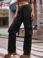 Cargo Wide Leg Jeans - Ladyez