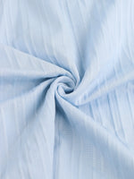 Ruffled Round Neck Flutter Sleeve Dress