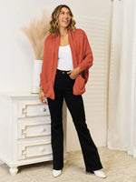 Angel Wings Open FrontCardigan with Pockets