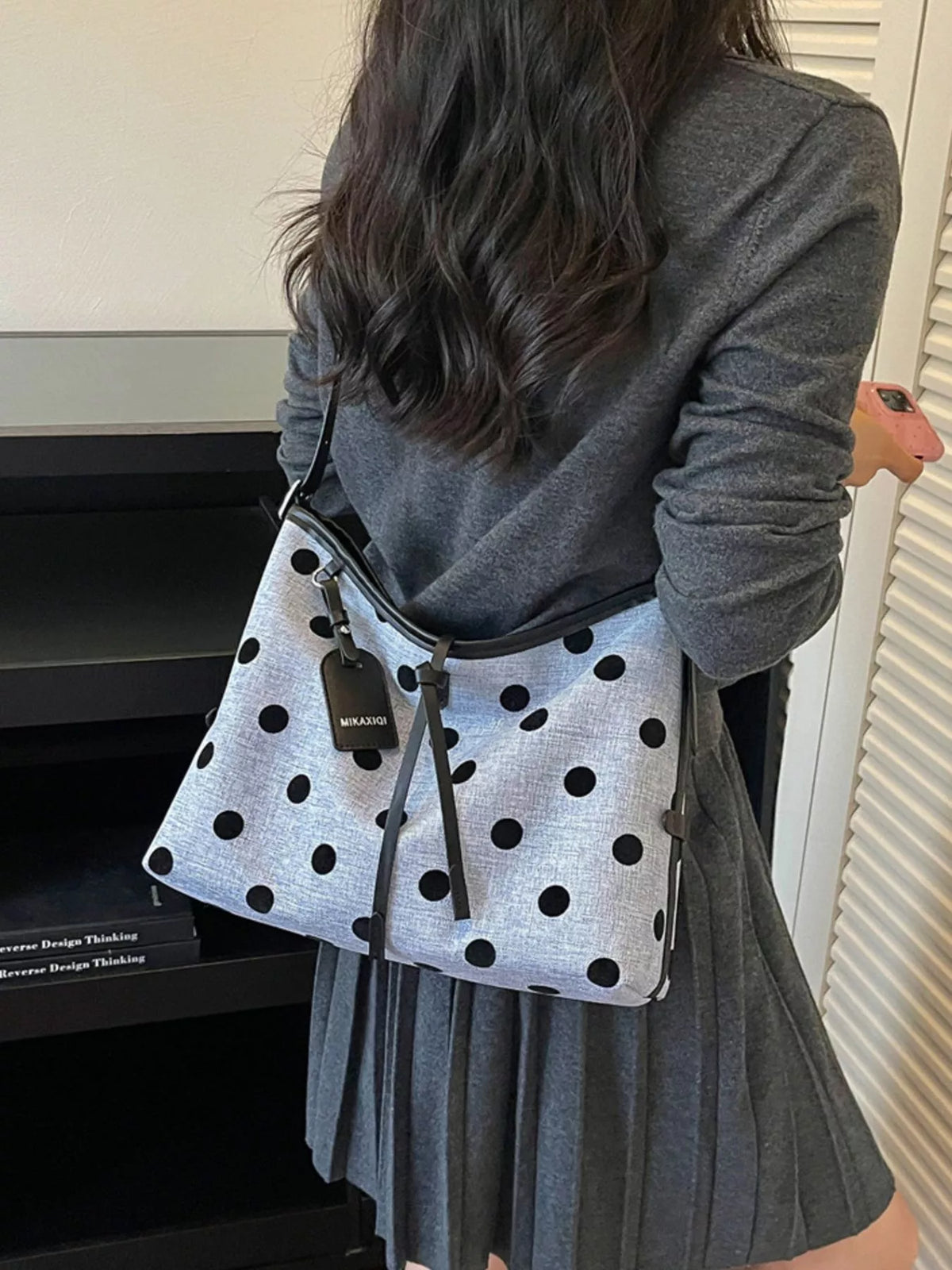 Polka Dot Shoulder Bag