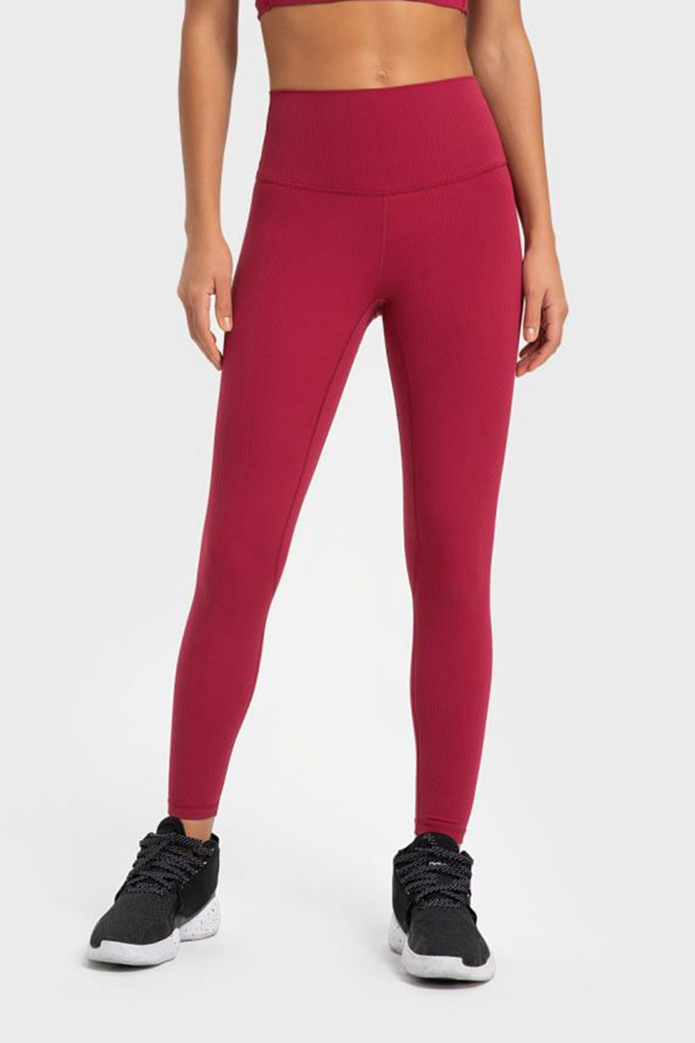 Millennia Highly Stretchy Wide Waistband Yoga Leggings - Ladyez