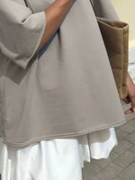 Round Neck Half Sleeve Oversized T-Shirt