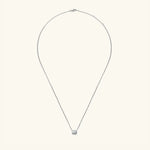 1 Carat Moissanite 925 Sterling Silver Pendant Necklace