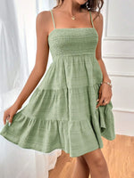 Smocked Tiered Cami Dress