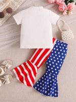 Children's American Babe Patriotic Toddler Set