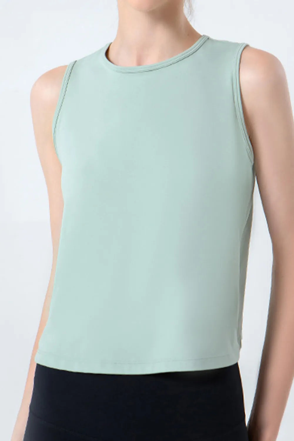 Round Neck Active Tank - Ladyez